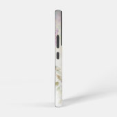 ヴィンテージ繊細な水彩紫藤 SAMSUNG GALAXYケース (右側面)