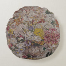 ヴィンテージ繊維丸装飾用クッション（16インチ）