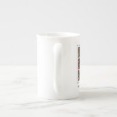 ヴィンテージ織物 |ボーン素晴らし中国マグカップ ボーンチャイナマグカップ (裏面)