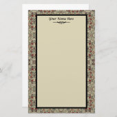 ヴィンテージ織物 便箋 (正面/裏面)