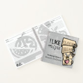 ヴィンテージ缶パーソナライズされたレシピ ノートブック (内部)