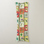 ヴィンテージ缶詰の野菜ラベル ボディピロー (正面縦)