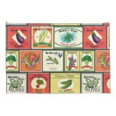 ヴィンテージ缶詰の野菜ラベル 枕カバー (裏面-右)