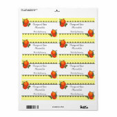 ヴィンテージ缶詰またはソープラベル ラベル (フルシート)