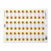 ヴィンテージ缶詰または石鹸の小さなラベル ラベル (フルシート)