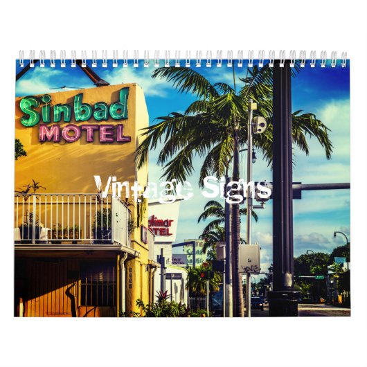 ヴィンテージ署名カレンダー カレンダー (カバー)