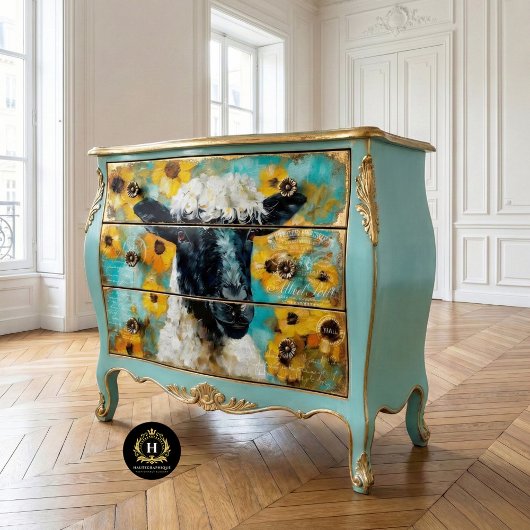 ヴィンテージ羊の素朴フローラ分離 薄葉紙