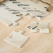 ヴィンテージ羊皮紙ラブレター(4) ジグソーパズル (側面)