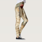 ヴィンテージ羊皮紙ラブレター(4) レギンス (右)