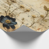 ヴィンテージ羊皮紙ラブレター(5) ラッピングペーパー (角)