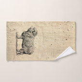 ヴィンテージ羊 ハンドタオル (ハンドタオル)