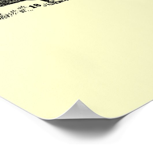 ヴィンテージ羊 ポスター (角)