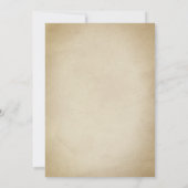 ヴィンテージ美しいとビーストフェアユタレ魔法バラ 招待状 (裏面)