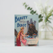 ヴィンテージ美しいと獣 ポストカード (スタンド正面)