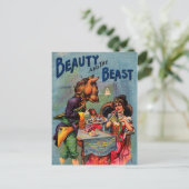 ヴィンテージ美しいと獣 ポストカード (スタンド正面)