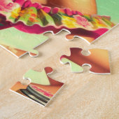 ヴィンテージ美しいのピン絵画アップ ジグソーパズル (側面)