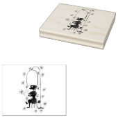 ヴィンテージ美しいショップポドール ラバースタンプ (押印)