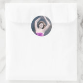 ヴィンテージ美しいハンズオーバー踊り ラウンドシール (バッグ)