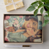 ヴィンテージ美しいファッション 薄葉紙 (ギフト)