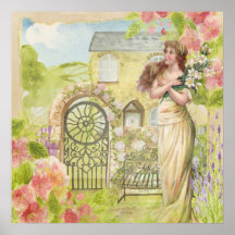 ヴィンテージ美しいポスター