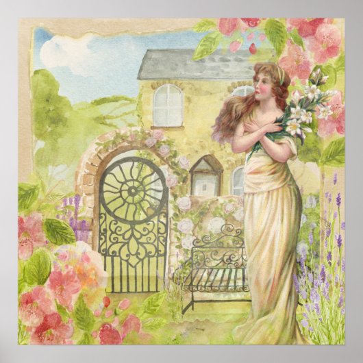 ヴィンテージ美しいポスター ポスター (正面)