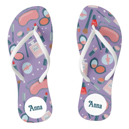 ヴィンテージ美しい化粧品花嫁カスタム嫁 ビーチサンダル (ソール)