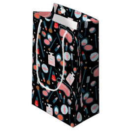 ヴィンテージ美しい化粧品花嫁ブライダルメイクアップ スモールペーパーバッグ