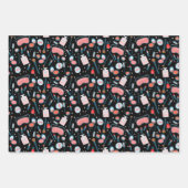 ヴィンテージ美しい化粧品花嫁ママ化粧 ラッピングペーパーシート (正面2)