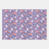 ヴィンテージ美しい化粧品花嫁ママ化粧 ラッピングペーパーシート (正面)