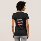 ヴィンテージ美しい女王 Tシャツ (裏面フル)