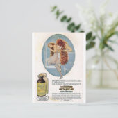 ヴィンテージ美しい広告はがき ポストカード (スタンド正面)