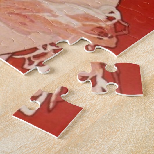 ヴィンテージ美しい広告イラストレーションアート ジグソーパズル (側面)