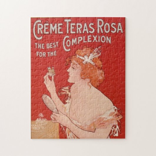 ヴィンテージ美しい広告イラストレーションアート ジグソーパズル (縦)