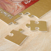 ヴィンテージ美しい広告 ジグソーパズル (側面)