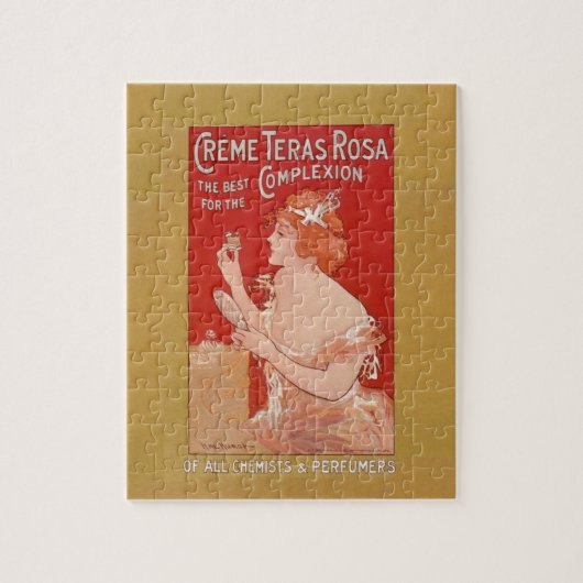 ヴィンテージ美しい広告 ジグソーパズル (縦)