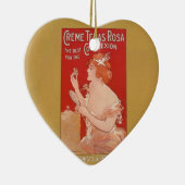 ヴィンテージ美しい広告 セラミックオーナメント (右)