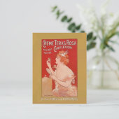 ヴィンテージ美しい広告 ポストカード (スタンド正面)