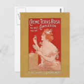 ヴィンテージ美しい広告 ポストカード (正面/裏面)