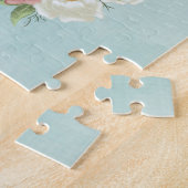 ヴィンテージ美しい花と華やかなアートワーク ジグソーパズル (側面)