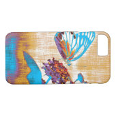 ヴィンテージ美しい蝶の花 Case-Mate iPhoneケース (裏面(横))