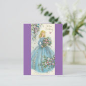 ヴィンテージ美しい誕生日 ポストカード (スタンド正面)