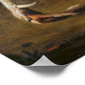 ヴィンテージ美しい闘鶏 ポスター (角)