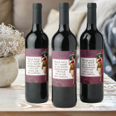 ヴィンテージ美しい飲用ワおもしろいイン ワインラベル