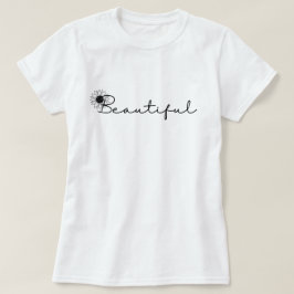 ヴィンテージ美しい黒ひまわり花フローラ Tシャツ