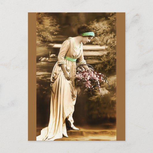 ヴィンテージ美しい7号 ポストカード (正面)