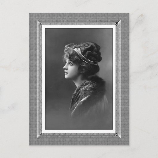 ヴィンテージ美しい – ホープ – 白黒 ポストカード (正面)