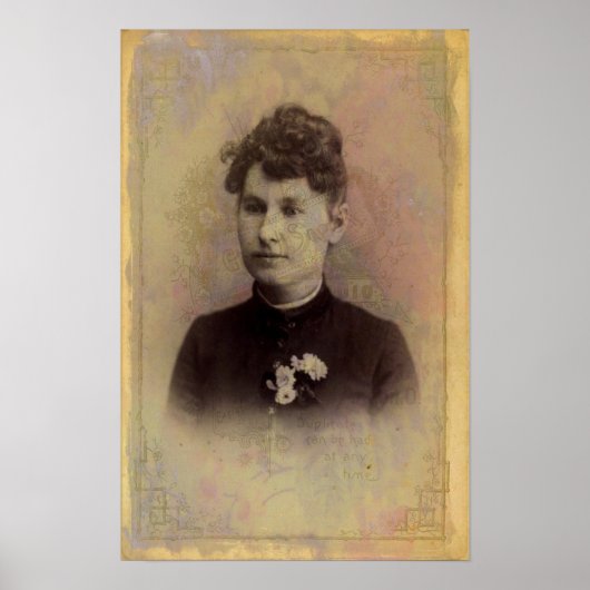 ヴィンテージ美しい ポスター (正面)