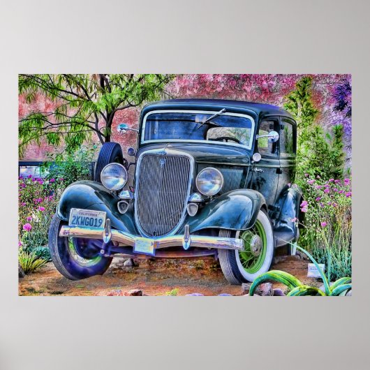 ヴィンテージ美しい ポスター (正面)