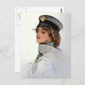 ヴィンテージ美しい ポストカード (正面/裏面)