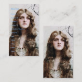 ヴィンテージ美しい 名刺 (正面/裏面)